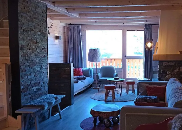 Somptueux Chalet 130 M², 11 Pers, Vue Montagnes, Cheminee, 5 Chambres - Fr-1-545-27